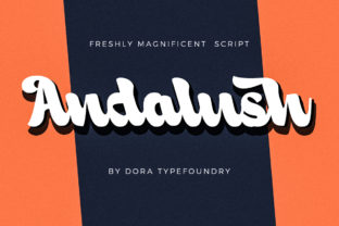 Andalush Font: A Handwritten Typeface for Digital Branding