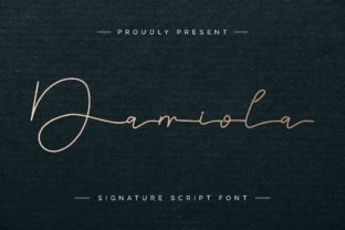 Damiola: A Handwritten Typeface That Elevates Brand Design