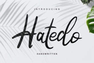 Hatedo Font Review: A Modern Script That Elevates Brand Elegance