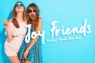 Joy Friends: A Script Font with Heart