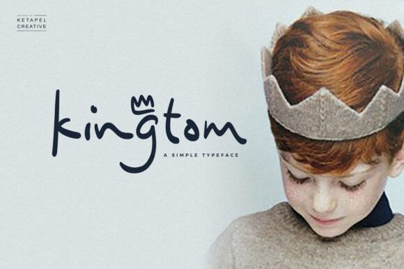 Kingtom Font: A Handwritten Typeface for Digital Design