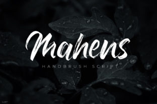 Mahens: A Modern Script Font for Editorial Elegance
