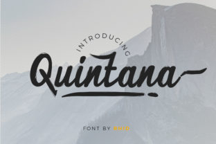Quintana: A Handwritten Font That Feels Like a Warm Welcome