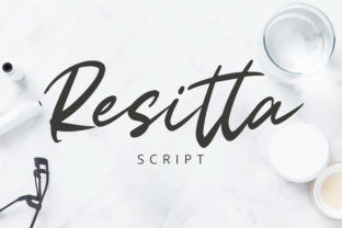 Resitta Script Font: A Handmade Typeface for Crafters and Sellers
