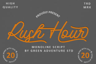 Rush Hour Font: A Nostalgic Script for Modern Web Design