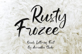 Rusty Frozee Font: Elevating Brand Identity with Handwritten Elegance
