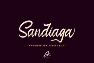 Sandiaga: A Script Font with Subtle Elegance