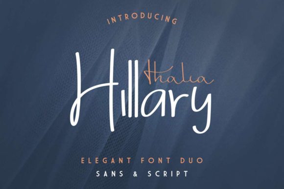 Thalia Hillary: A Script Font That Brings Your Crafts to Life