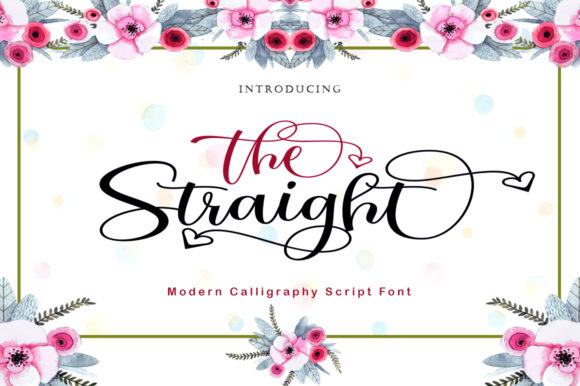The Straight Font: A Versatile Handwritten Typeface for Creative Branding