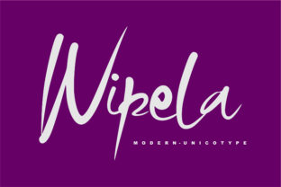 Wipela: A Handwritten Font for Editorial Elegance