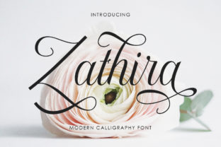 Zathira Typeface: A Charming Script for Editorial Design