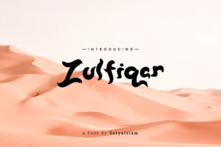 Zulfiqar Font: A Handwritten Typeface for Crafters and Creators
